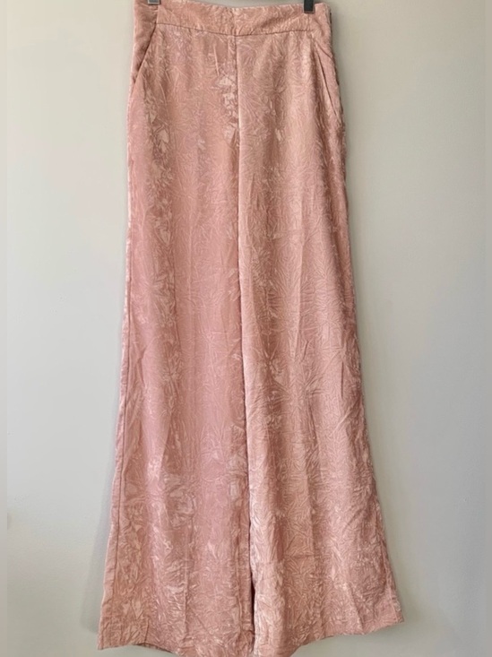 Wilfred Pants - NEW Wilfred Le Fou Verdet Pant Crushed Velvet Roebuck Pink Trouser Wide Leg